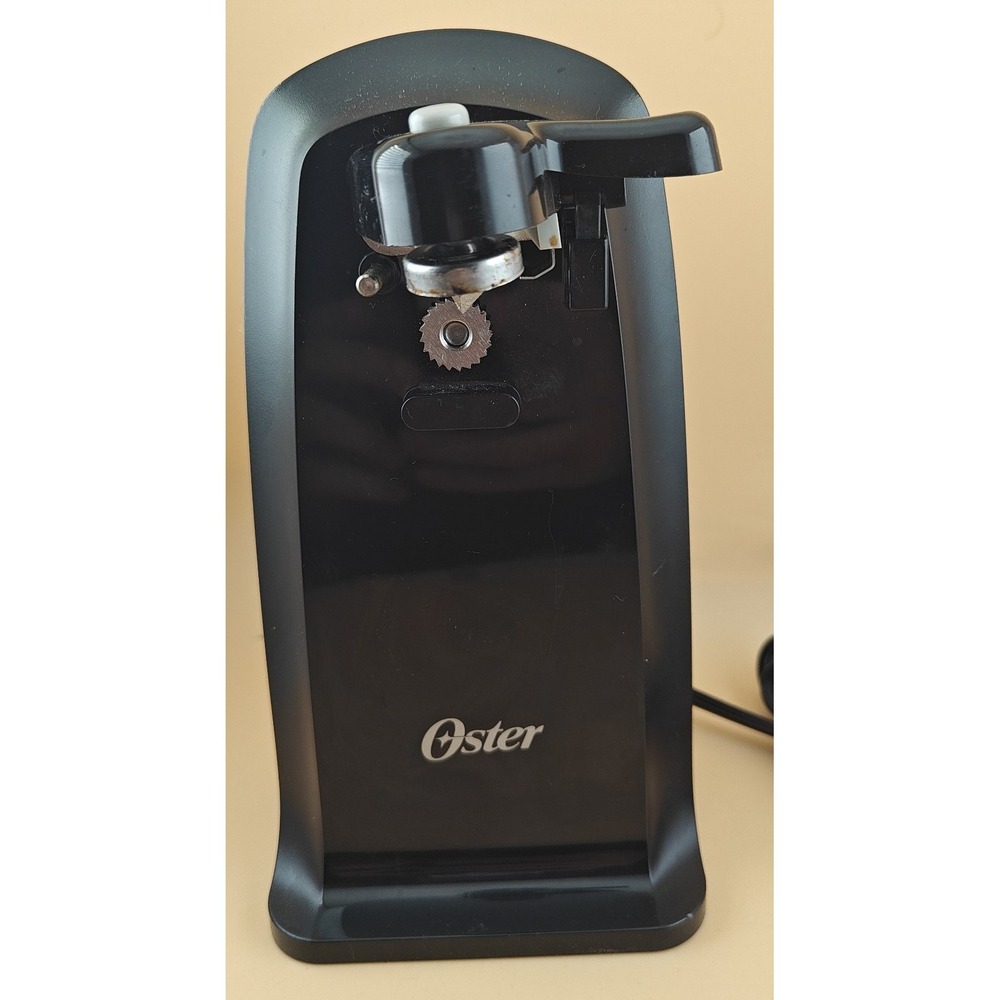Oster Electric Can Opener Power Pierce Blade Black Kitchen Countertop